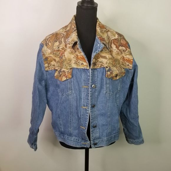 Carole Little Jackets & Blazers - Carole Little Sport Vintage Jean Jacket